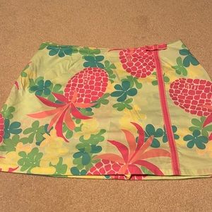 Lilly pineapple skort
